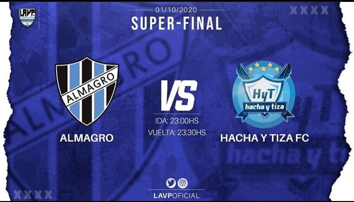 AlmagroeSports's tweet photo. Hoy jugamos la final de la liga @LAVPOficial contra @hachaytizafc !!

#SuperLiga #lavp #FIFA20 https://t.co/nVu9f3OTpK