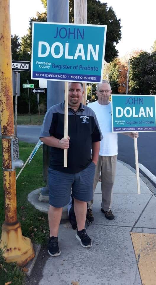 JohnDolan2020's tweet photo. SO GOOD TO SEE JOHN BACK IN #WESTBOYLSTON!!  #Sterling Democrats rock! Thanks so much for joining and showing your support! https://t.co/7jcpCmdWrW