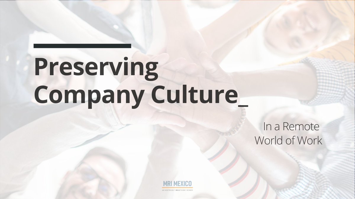 MRIMexico's tweet photo. Nancy Halverson, MRI's SVP of Global Ops, discusses recommendations to better preserve company culture in a remote work environment.

https://t.co/EpNwNaVtgv

#MRIMexico #MRINetwork #ThisIsMRI #WorldOfWork #ExecutiveSearch #Recruitment #companyculture #remotework #covid https://t.co/0YEpmPt2hx