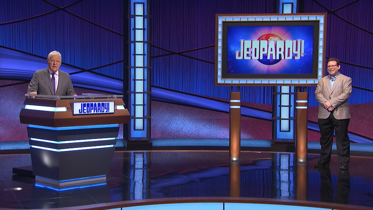 spazweez's tweet image. As if 2020 wasn't strange enough... Next Thurs (10/8), I get to check a major item off my bucket list by appearing on @Jeopardy ! Check local listings and tune in if you can! #Jeopardy #Jeopardy37