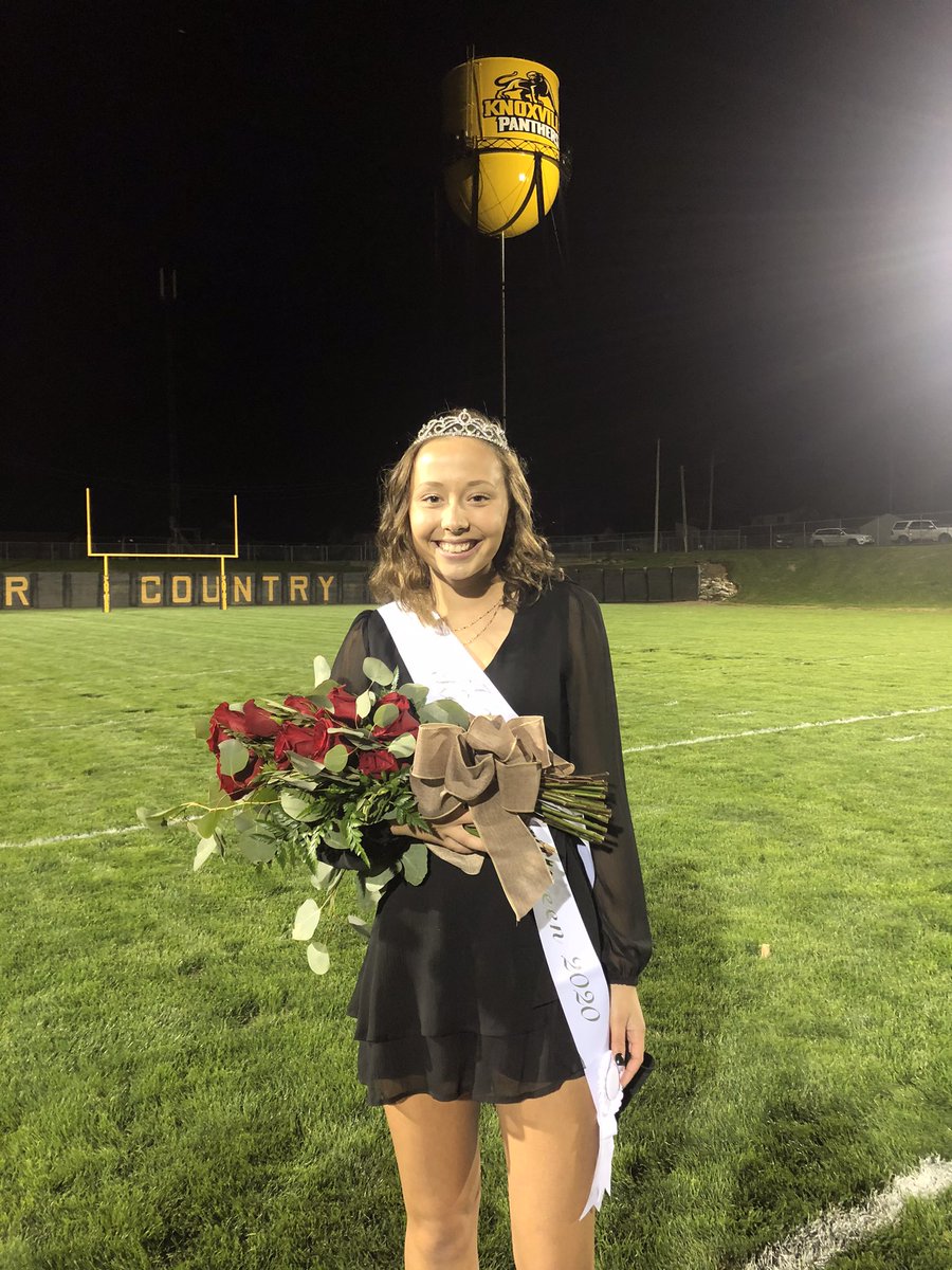 Congratulations to our very own <a href="/Jalen_Nelson22/">Jalen</a> on being crowned 2020 Homecoming Queen! 👑 Way to represent the XC and TF teams so well! #KCSDPride #hoco2020