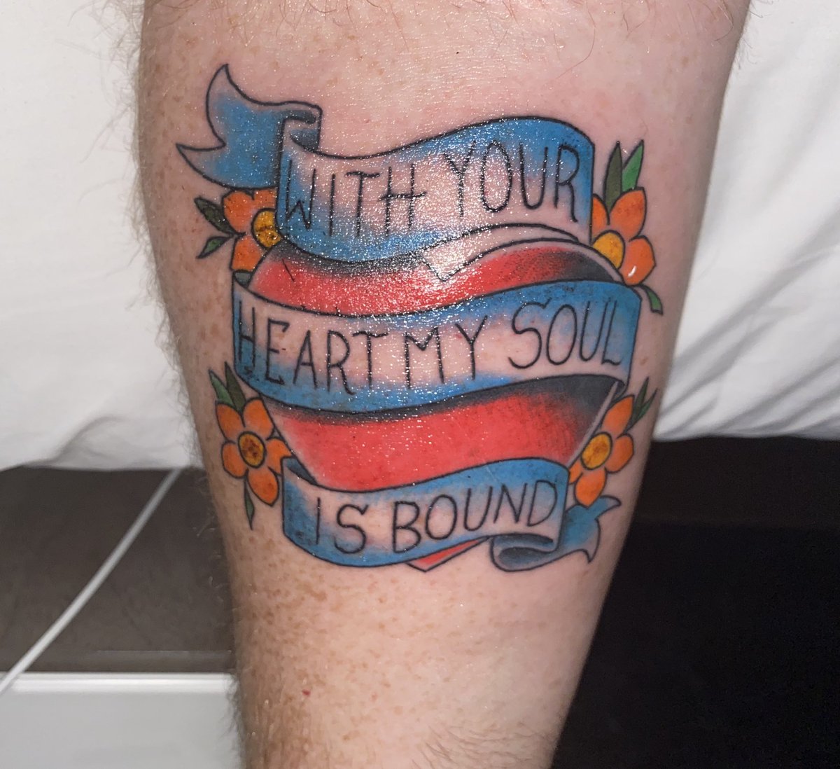 SteveOh73's tweet image. My @theavettbros tattoo #sweptaway #weddingfirstdance