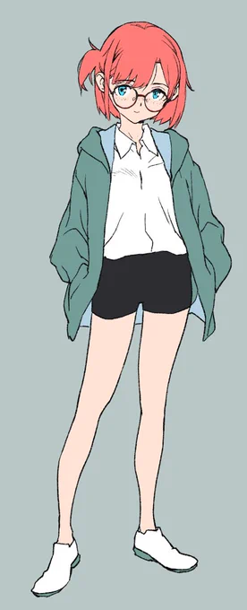 メガネ好きなのにあまり描いてないな～ 