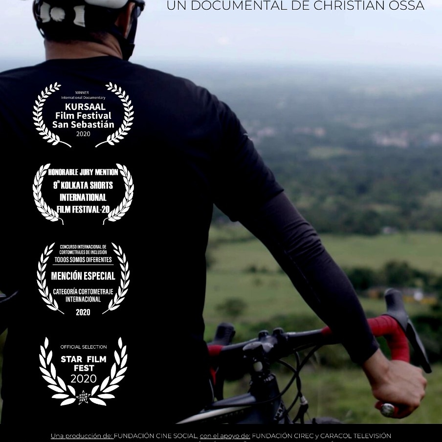 FCinesocial's tweet photo. La Cima el cortometraje dirigido por el cineasta Colombiano Christian Ossa producido por Fundacion Cine Social con apoyo de Fundación Cirec Y Caracol Televisión fue  ganador del ptemio mejor documental internacional en el Kurssal Film Festival de San Sebastian. https://t.co/8IG3WtjlCK