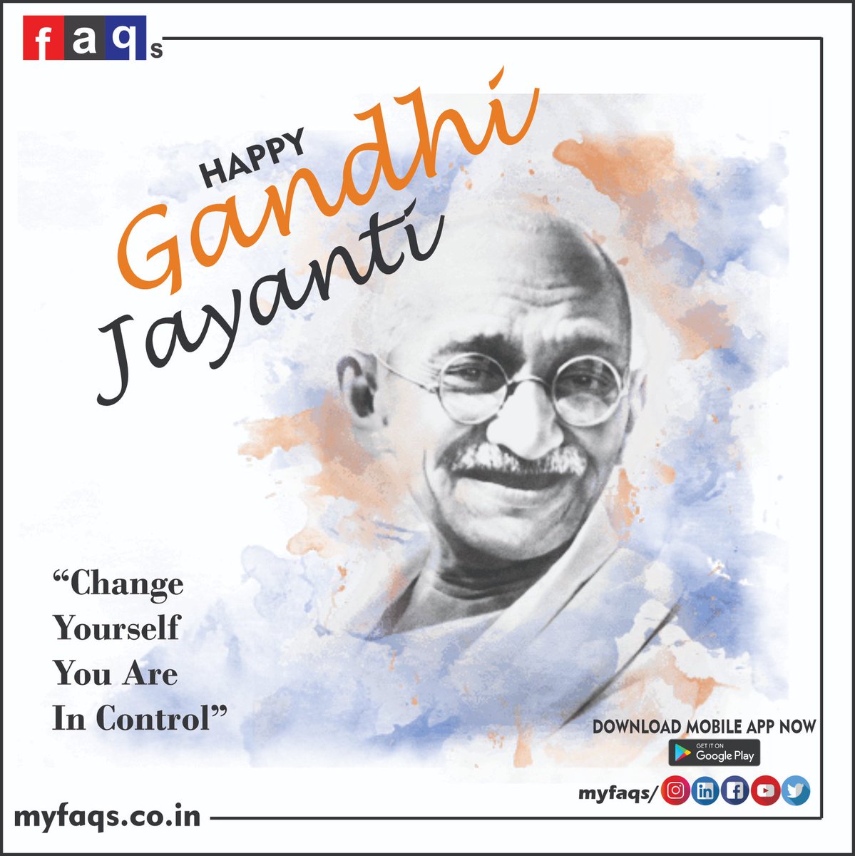 myfaqsads's tweet photo. #GandhiJayanthi #celebratewithus #downloadtheapp #Now #PlayStore #FAQs #faqs #EarnMoneyOnline #watchingadvertisements #havefun #havemoney #referral #royalty #income #earningonline #useyourtime #jamnagar https://t.co/bKVqgG33sh