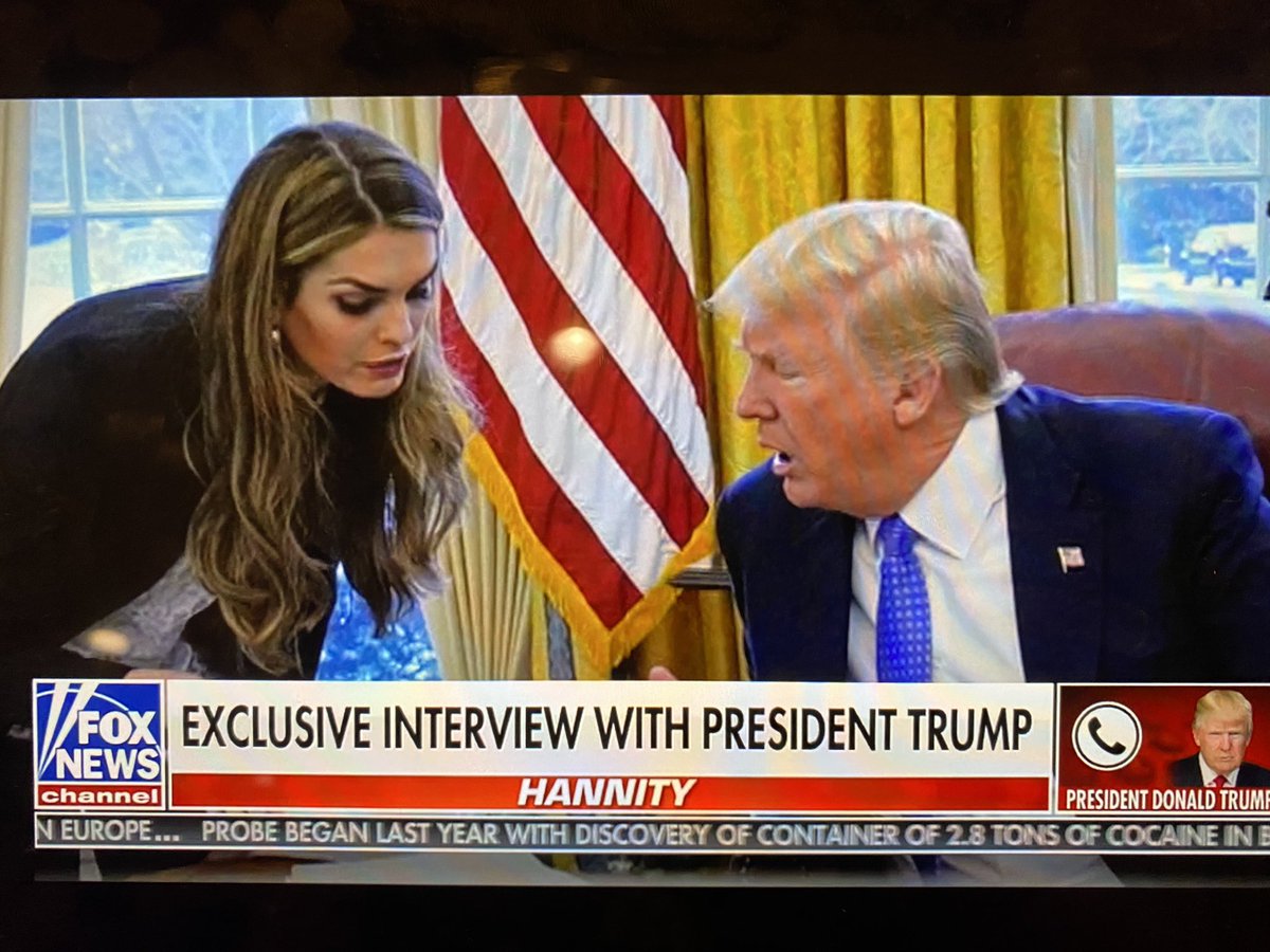 "So whether we quarantine or whether we have it, I don't know,”  @realDonaldTrump tells Hannity when asked about Hope Hicks’ coronavirus diagnosis. “I'll get my test back either tonight or tomorrow morning but, you know I spend a lot of time with Hope and so does the 1st lady."