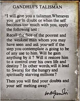 jguptallb's tweet image. #MahatamaGandhi's Talisman and @Rotary #FourWayTest have very similar intent and objectives. The choice of words may be different.

#GandhiJayanti