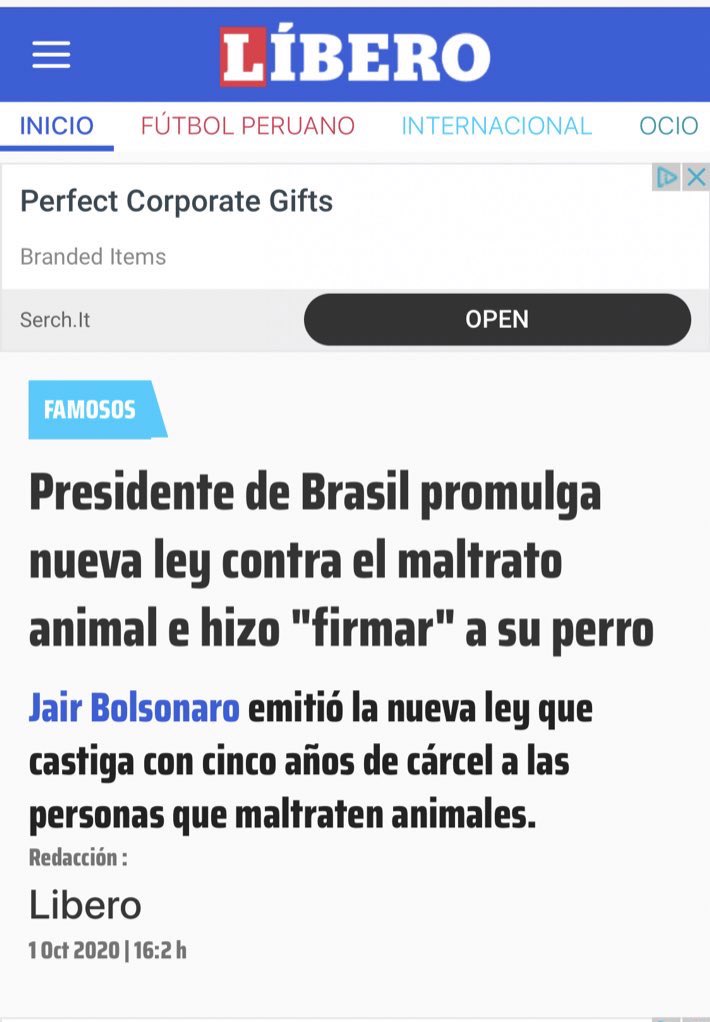 MASCOTASDECALLE's tweet image. @jairbolsonaro Presidente de Brasil promulgó una ley contra el maltrato animal 💕 Que gran gesto en un mundo donde muchos animalitos sufren en silencio. Esto es un gran ejemplo, todos los que llegan a grandes masas deberían difundir mensajes de amor y respeto. #NoAlMaltratoAnimal
