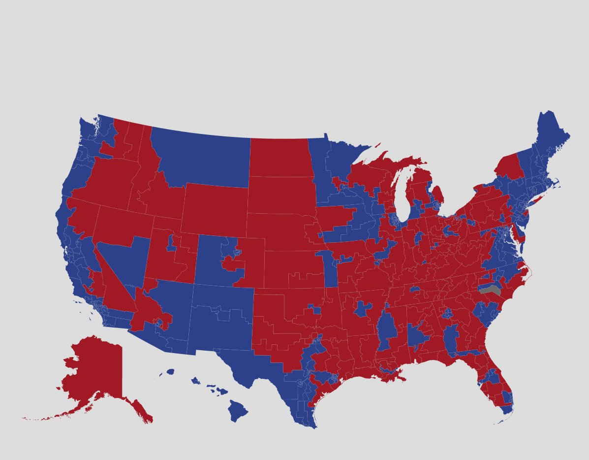 Two weeks post November 3rd and Democrats have a solid majority of 276 to Republicans 158. NC-09 is headed for a do over yet again.[This thread was inspired by  @StephieTheLefty who you should follow].