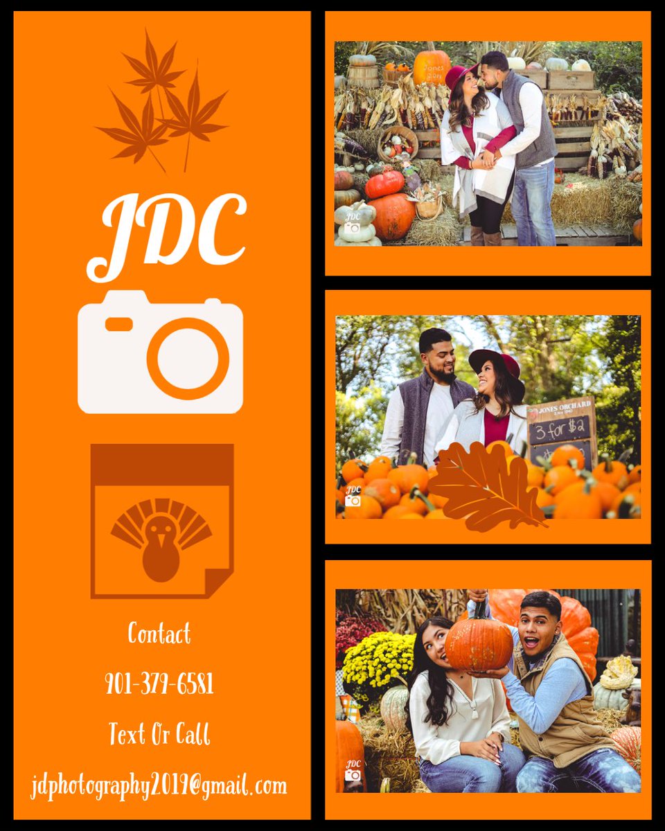 PhotographyJdc's tweet photo. Book Us For Your Fall Session Only $50 for a Hour Session !!🎃🎃
Follow @PhotographyJdc 📸
Check Out Our Youtube Channel 🎥 
Link Is In The Bio🚨 
#photography #photooftheday #photo #boomerang #memphisphotographer #explorepage 
#weddingphotography #quinceañeraphotography https://t.co/EaKm1d6NW6