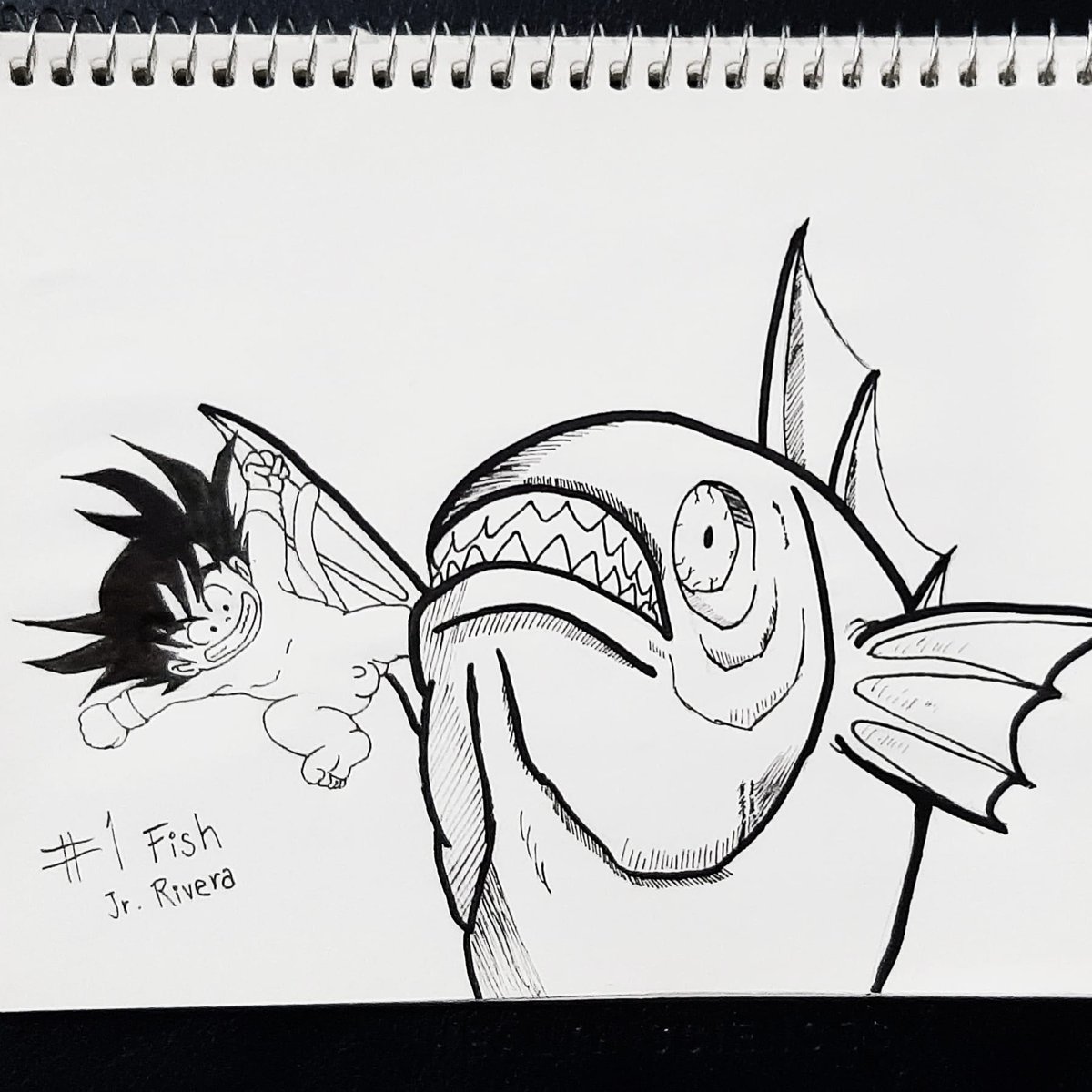 #inktober2020day1 #inktober2020 #fish