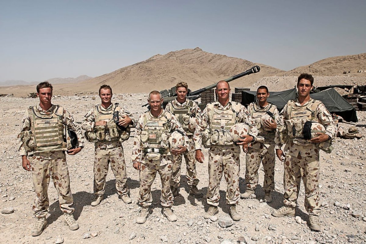 It’s FLASHBACK FRIDAY! As #YourADF sets the way back machine 🕝 to August 2008 when <a href="/AustralianArmy/">Australian Army</a> gunners of 8/12 Mdm Regt and their 🇬🇧 partners in Helmand, Afghanistan provided fire support to 🇦🇫🇬🇧🇺🇸 troops. This was the 1st time 🇦🇺 had fired artillery in combat since Vietnam.