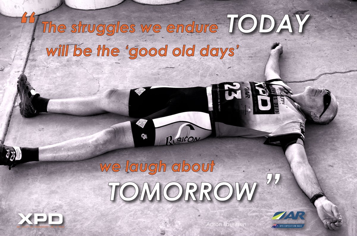 GeocentricAR's tweet photo. "The struggles we endure today will be the 'good old days' we laugh about tomorrow" Aaron Lauristen

XPD Expedition Race - 6 Days - 500km - North Queensland July 2021 - Entries Open. https://t.co/PHmDbpd1DA

#arworldseries #WorldsToughestRace #adventurerace #arwsoceania #xpdar https://t.co/oV8WvEjr36