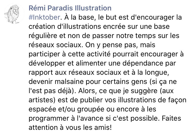 R3M1QC's tweet photo. Réflexions sur le concept de #inktober https://t.co/h1Q4IlGCNo