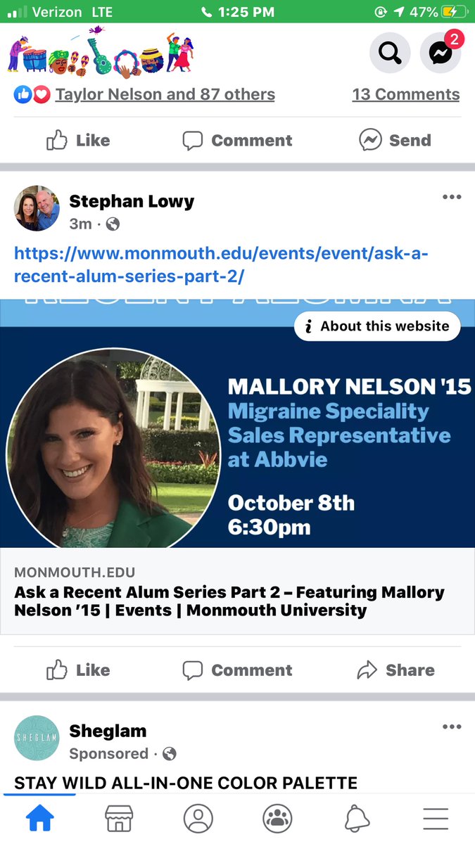 mdrew_nelson's tweet photo. Back from my Twitter hiatus to remind you to sign up for next weeks series of “ask and alumni”! Hosted by @monmouthu !!! Thankful for my experience at MU, from being a transfer, to working with the disability services, to now a top ranked pharma Rep, register and ask away 🤗 https://t.co/8Xr9VbEqaW