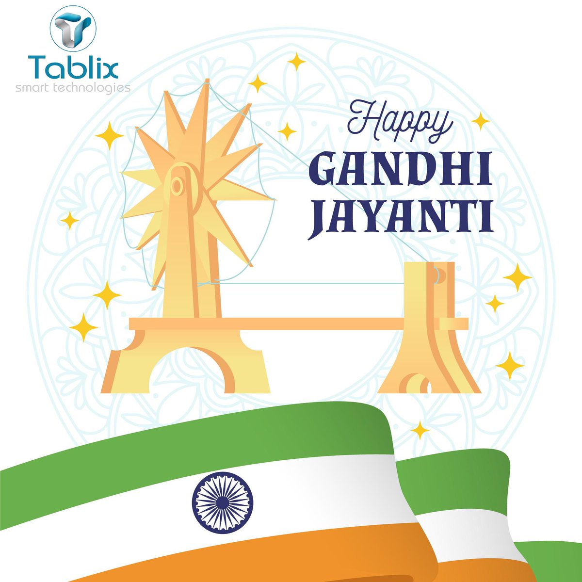 tablixtechllc's tweet photo. Non-violence is not a garment to be put on and off at will. Its seat is in the heart, and it must be an inseparable part of our being. 
Happy Gandhi Jayanthi.
#gandhijayanti #gandhi #mahatmagandhi #india #gandhiji #gandhiquotes #freedom #mahatma #peace #fatherofthenation https://t.co/7aB7Ao6gPa