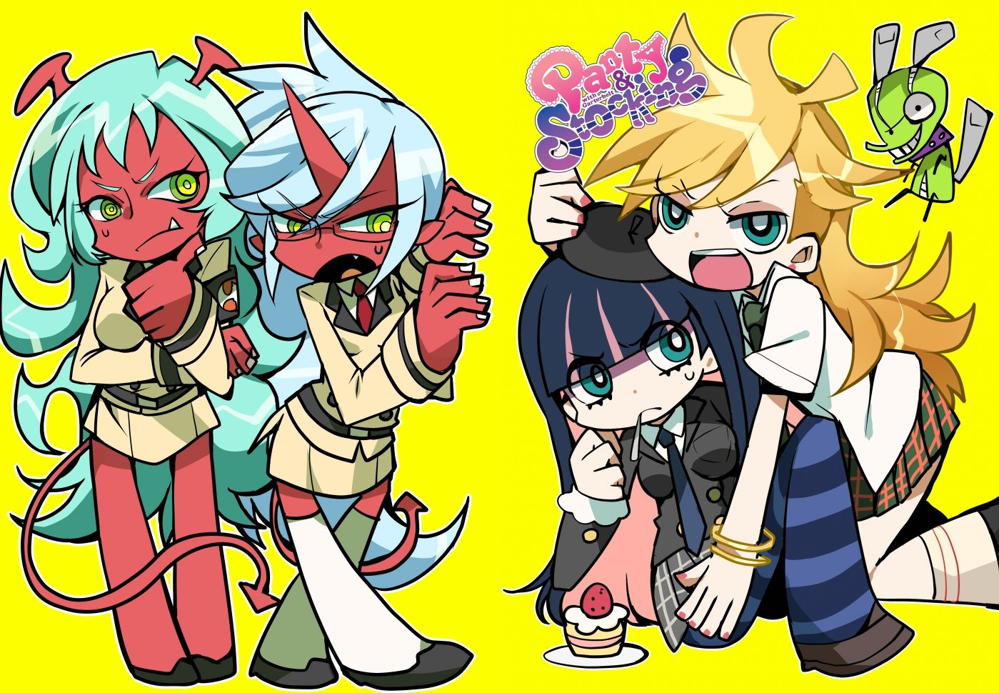 Panty & Stocking The Art of PSG 2 弁慶堂 Panty & Stocking with Garterbelt Benkeidou Art Book The Art