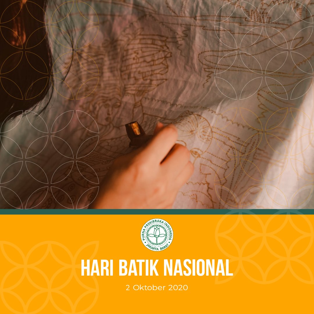 2 Oktober 2020, Selamat hari batik nasional.
