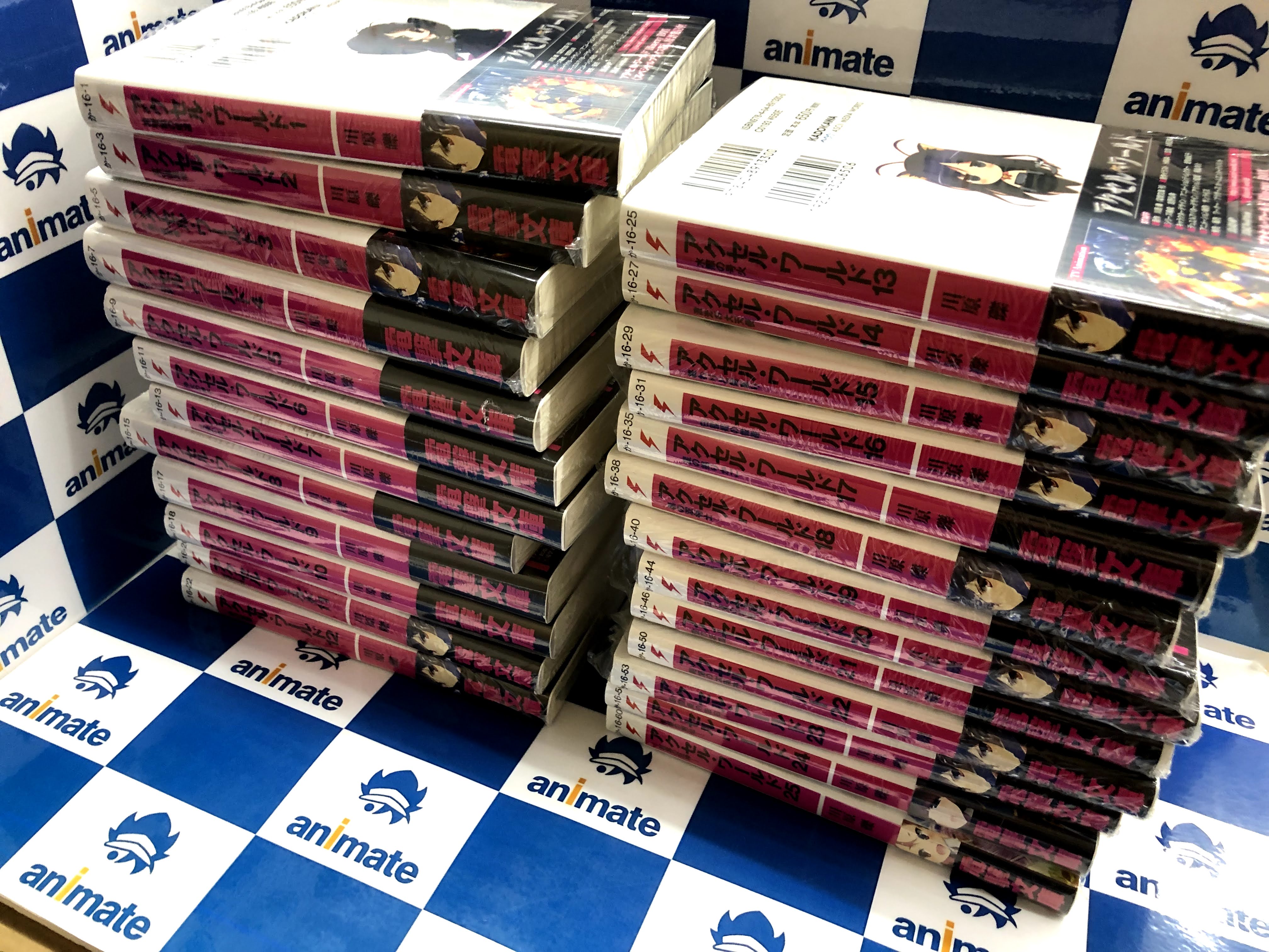 アニメイト池袋本店 ざっくり計算です 例えば ニコカド祭り で担当が購入を企んでいるこちら アクセル ワールド 1 25巻 の場合 お会計 約16 000円 50 還元p 約8 000 アニメイトp 現金の場合 800pt と ポイントを図書カードや値引きとして