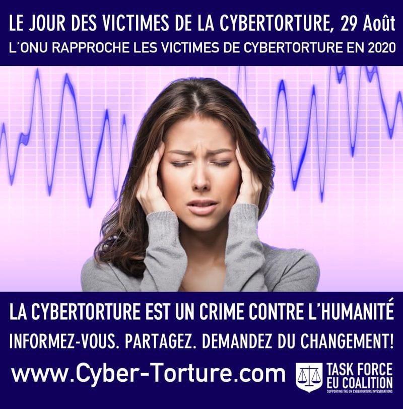 Cyber_Torture's tweet photo. #Cybertorture #French #August29 #TargetedIndividualDay #29Août #LeJourdesVictimesdelaCybertorture https://t.co/8BH1qbQJ4M
