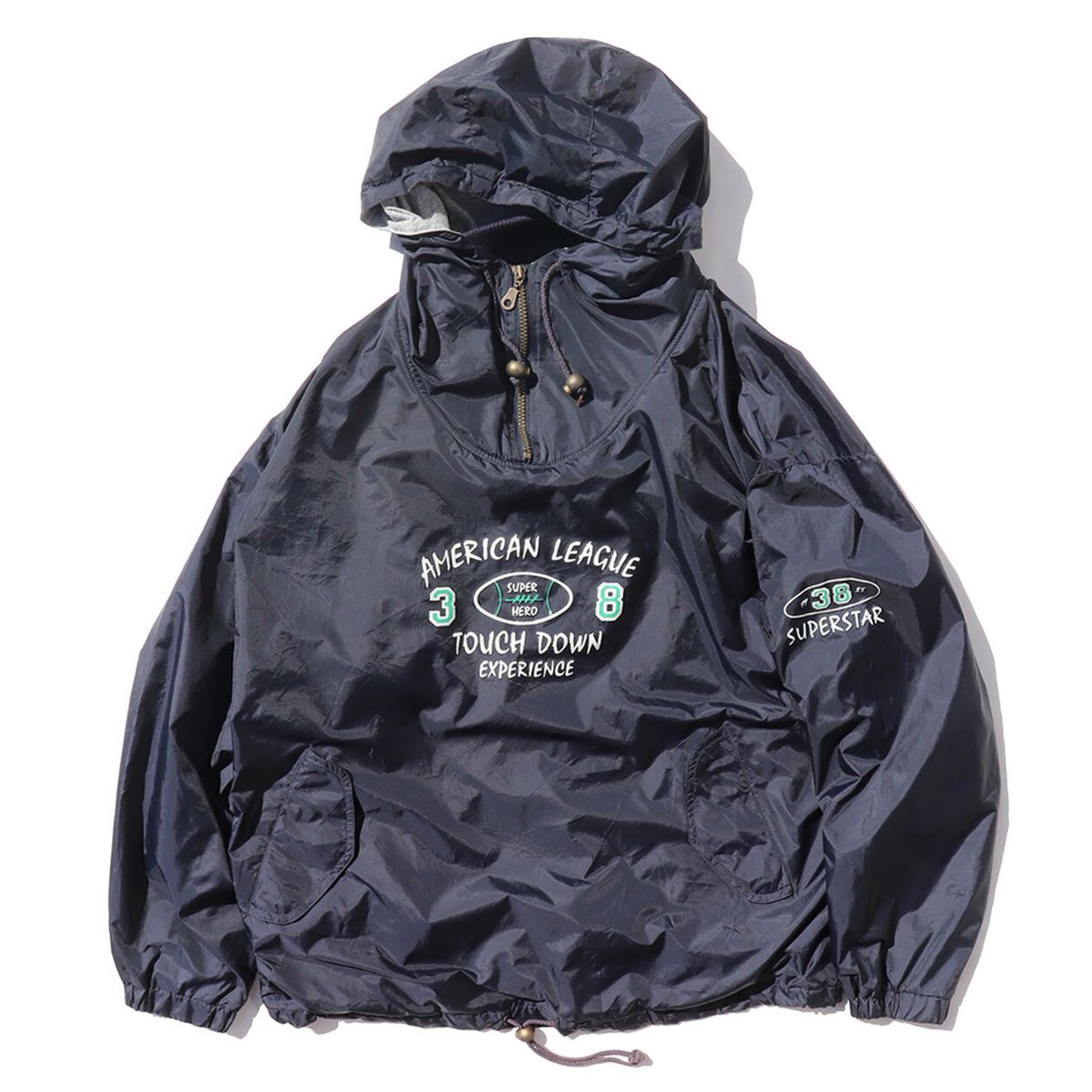 postjunkatelier's tweet image. .
90’s EQUIPE Nylon Pullover Jacket [About XL]

詳細はweb shopに掲載しております。
postjunk-web.com を是非ご覧下さい。

Worldwide shipping available, DM or Email for inquiries. -
#equipe
#pulloverjacket
#nylonjacket
#プルオーバージャケット
#ナイロンジャケット