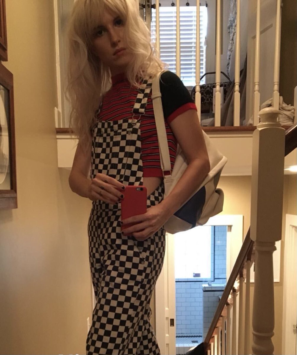 hayley williams in overalls