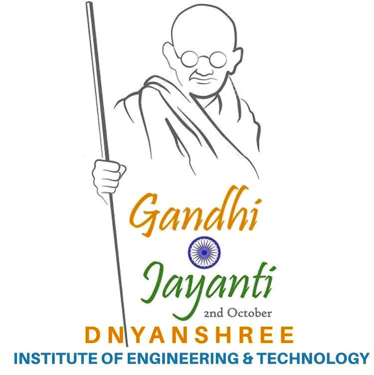 dnyanshree's tweet photo. Mahatma Gandhi jayanti 2020 #GandhiJayanti #dnyanshree_institute @dnyanshree #MahatmaGandhijayanti #gandhijayanthi2020 #aicte @AICTE_INDIA https://t.co/hmQV67kUg1