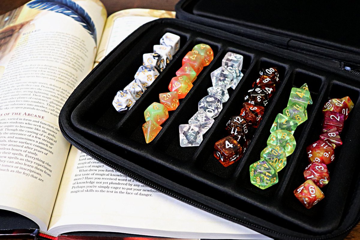 ArcanaVault's tweet photo. Store and display your finest math rocks like a total boss with the new Diceology Archive.  https://t.co/rojYobdWG0 #dice #dnd #ttrpgaccessories #ttrpg #tabletopgaming #dungeonsanddragons https://t.co/5JDolYjsYA