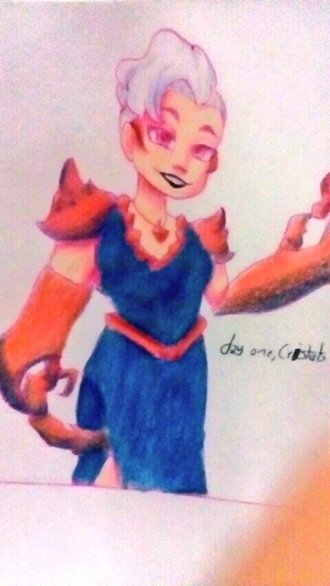 AndreawNetwork's tweet photo. No me gusta publicar mis dibujos tradicionales, agh. Bueno, esta es Scorpia! De SPOP. Este dibujo es la primera parte de mi "fantober", en el que intentaré hacer un fanart cada día del mes según las palabras de mi lista. La foto salió deforme, disculpen https://t.co/bVX9eWyTmS
