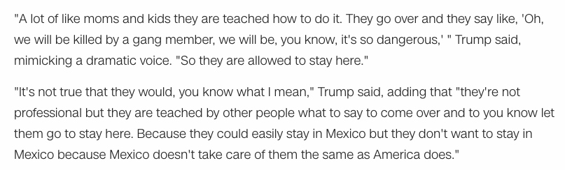 juliaioffe's tweet photo. The woman who violated U.S. immigration law to work in the United States on a tourist visa, believes all those moms and children fleeing violence in Central America are making up their asylum claims.  #MelaniaTapes https://t.co/pGDKtZXfya https://t.co/1g9C3lMDnO