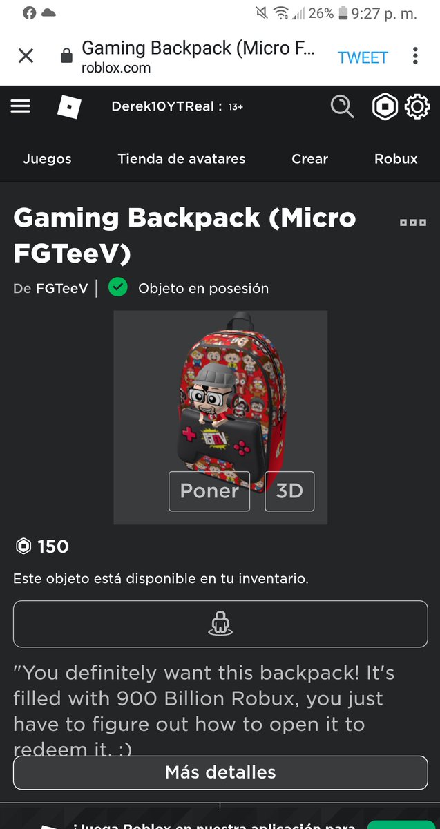Fgteev On Twitter Both Of These Came Out Today Roblox Ugc Fgteev Backpack Our New Soundboard App By Phlcollective Which One You Gonna Get Both App Https T Co Vixywwdwbf Roblox Backpack Https T Co Dw3emhncvz - roblox robux backpack