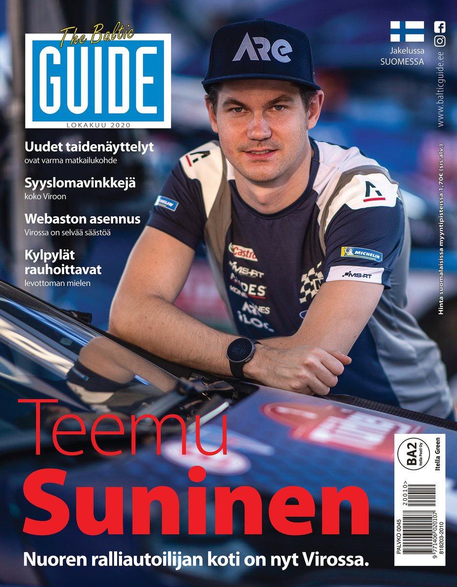 thebalticguide's tweet photo. Matkailulehti The Baltic Guiden lokakuun numero on ilmestynyt! Uudessa lehdessä ralliautoilija Teemu Suninen @TeemuSuninenRac kertoo elämästään Virossa. 

https://t.co/n9ujxUlVTo

#matkailu #matkailulehti #lähimatkailu #viro #tuorettatietoavirosta #thebalticguide https://t.co/V1hZOhlhtP