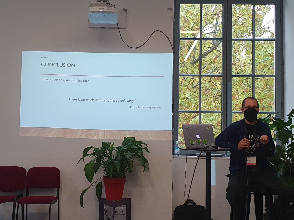 itfana's tweet photo. "There is no quick and dirty, there's only dirty" selon @speekha
#MeleeNum #MeleeTech https://t.co/YN2UrMZdM6