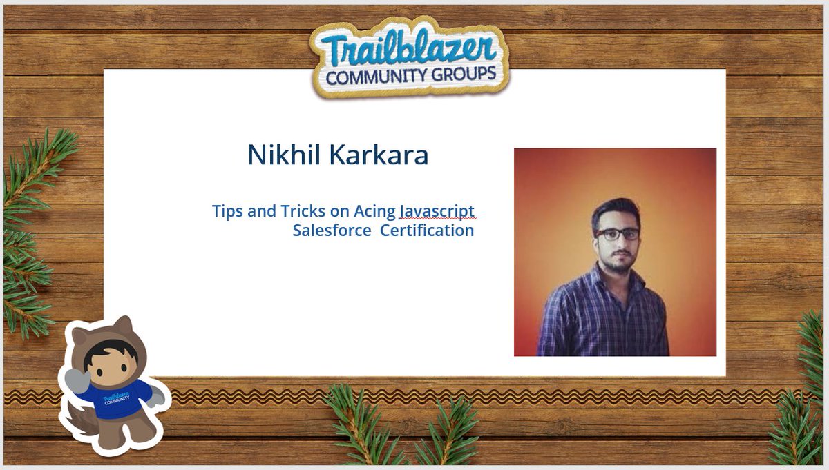 Women in Tech Trailblazer Community โ๏ธ๐ฉ๐คธโโ๏ธ๐ฉโ๐ (@sfwit_cj) on Twitter photo In case you missed yesterday's virtual meetup here's the recording of the session on "Acing Salesforce Javascript Certification " by <a href="/karkra_nikhil/">Nikhil karkra</a>
๐จโ๐ซ๐youtu.be/rFfaPzpkiNM In case you missed yesterday's virtual meetup here's the recording of the session on "Acing Salesforce Javascript Certification " by <a href="/karkra_nikhil/">Nikhil karkra</a>
๐จโ๐ซ๐youtu.be/rFfaPzpkiNM