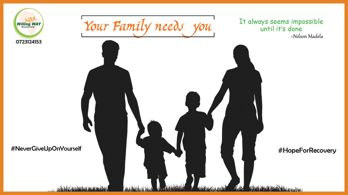 WillingWay1's tweet image. Has substance abuse has pressed so hard you? Don't give up on yourself. Fight on, your family needs you. The society needs you. You can be sober again and chase your dreams.
Reach out to us and let's walk together.

#NeverGiveUp #HopeForRecovery
 #FridayMotivation  @NACADAKenya