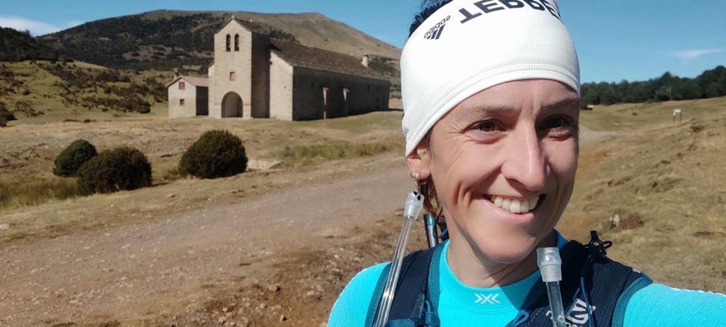 Pilar Val tambien disfruta en la Osan cross Mountain Virtual Adventure 2020.