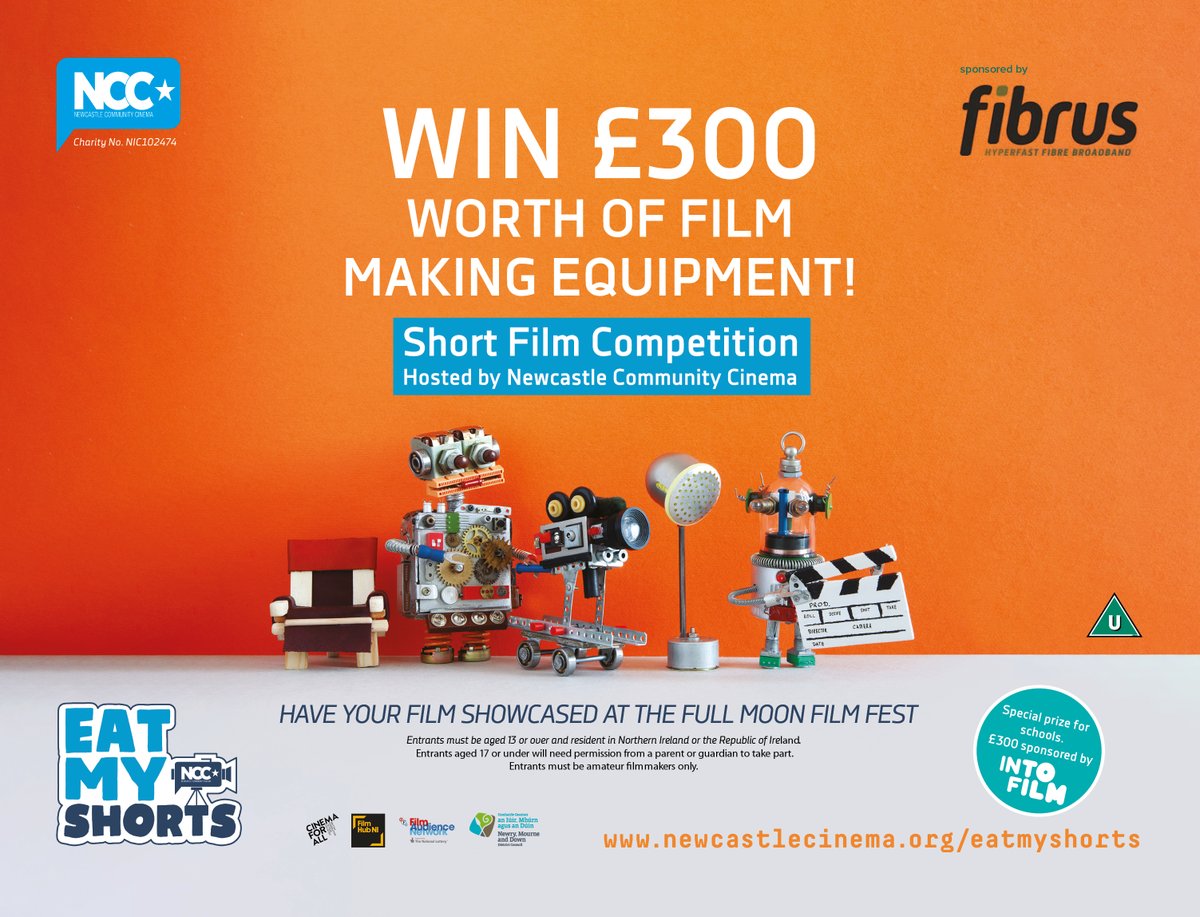 NCC (@newcastlecinema) on Twitter photo ⚡️1 MONTH⚡️ left to go, to accept entries for our AWESOME "Eat My Shorts!" short film making competition! Submit your 2 minute masterpieces before the end of October, to be in with a shout of lifting £300 worth of filmmaking equipment! 📽️
newcastlecinema.org/eatmyshorts <a href="/FibrusFullFibre/">Fibrusfullfibre</a> ⚡️1 MONTH⚡️ left to go, to accept entries for our AWESOME "Eat My Shorts!" short film making competition! Submit your 2 minute masterpieces before the end of October, to be in with a shout of lifting £300 worth of filmmaking equipment! 📽️
newcastlecinema.org/eatmyshorts <a href="/FibrusFullFibre/">Fibrusfullfibre</a>