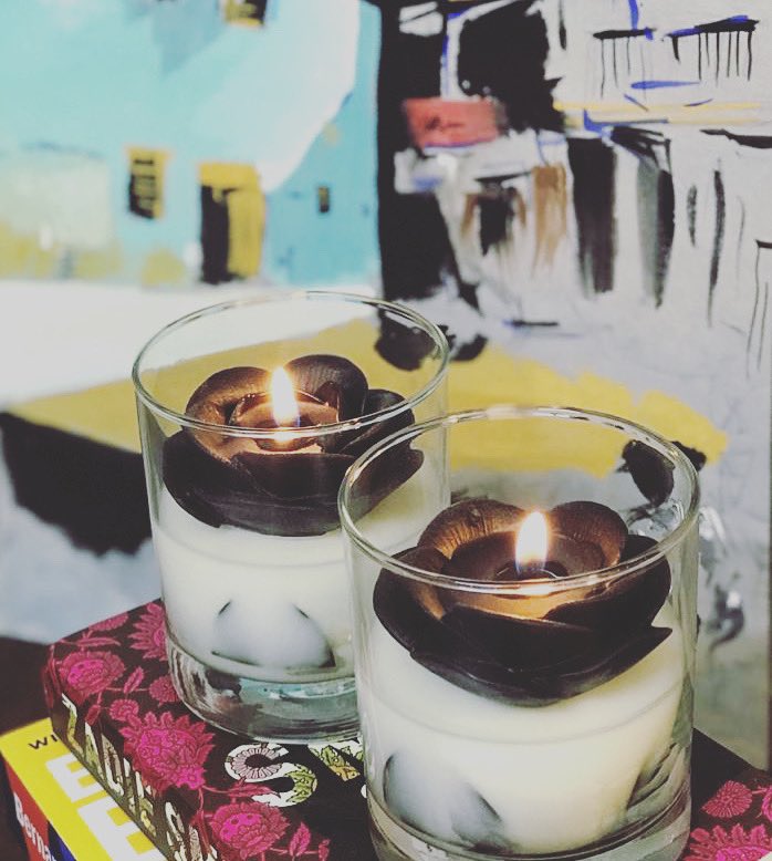 Our limited edition Tweak Candle-Joy. Infused with the fragrance of mogra, this flower-powered wonder is  a keeper. #thefarawaytreeindia #tweakcandlejoy