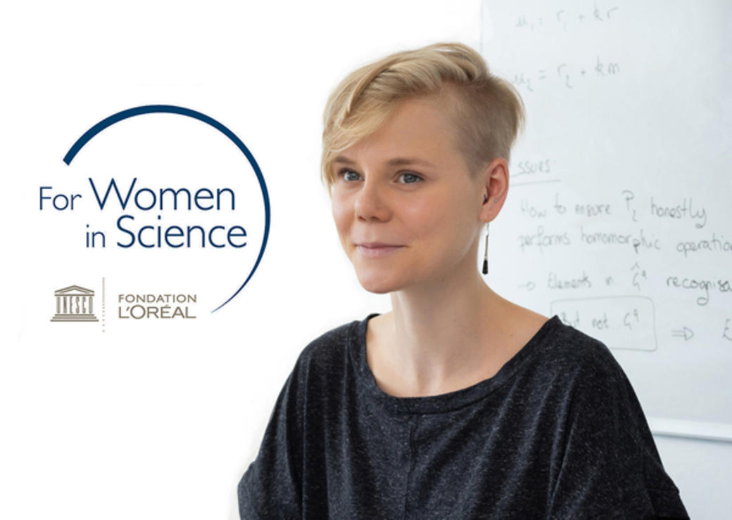 Congratulations 👏 to Ida Tucker <a href="/IdaHeather/">Ida Heather Tucker</a>, doctoral student in cryptography <a href="/univbordeaux_EN/">University of Bordeaux</a> / @ENSdeLyon , one of 35 winners of the 2020 @loreal - <a href="/UNESCO/">UNESCO 🏛️ #Education #Sciences #Culture 🇺🇳</a> France Rising Talent Award <a href="/4womeninscience/">For Women in Science</a> #FWIS!   
u-bordeaux.com/News/Ida-Tucke…
📸 @Loreal foundation