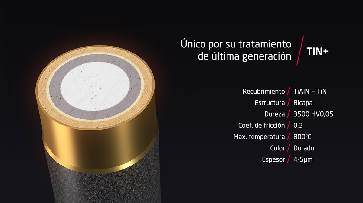 Hepyc's tweet photo. #Hunix by Hepyc es #único. Te explicamos por qué...
✅POR SU TRATAMIENTO DE ÚLTIMA #GENERACIÓN TIN+
✅POR SU TECNOLOGÍA #MICROFINISH
✅POR SU GEOMETRÍA #UNIVERSAL https://t.co/oopr0uGlBl