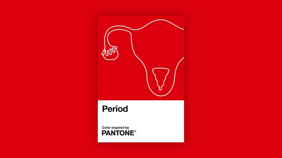 The new "Period Red" shade from <a href="/pantone/">PANTONE</a> 👌👌👌. Though I have to say that my red can be some shades darker/lighter at times 😉