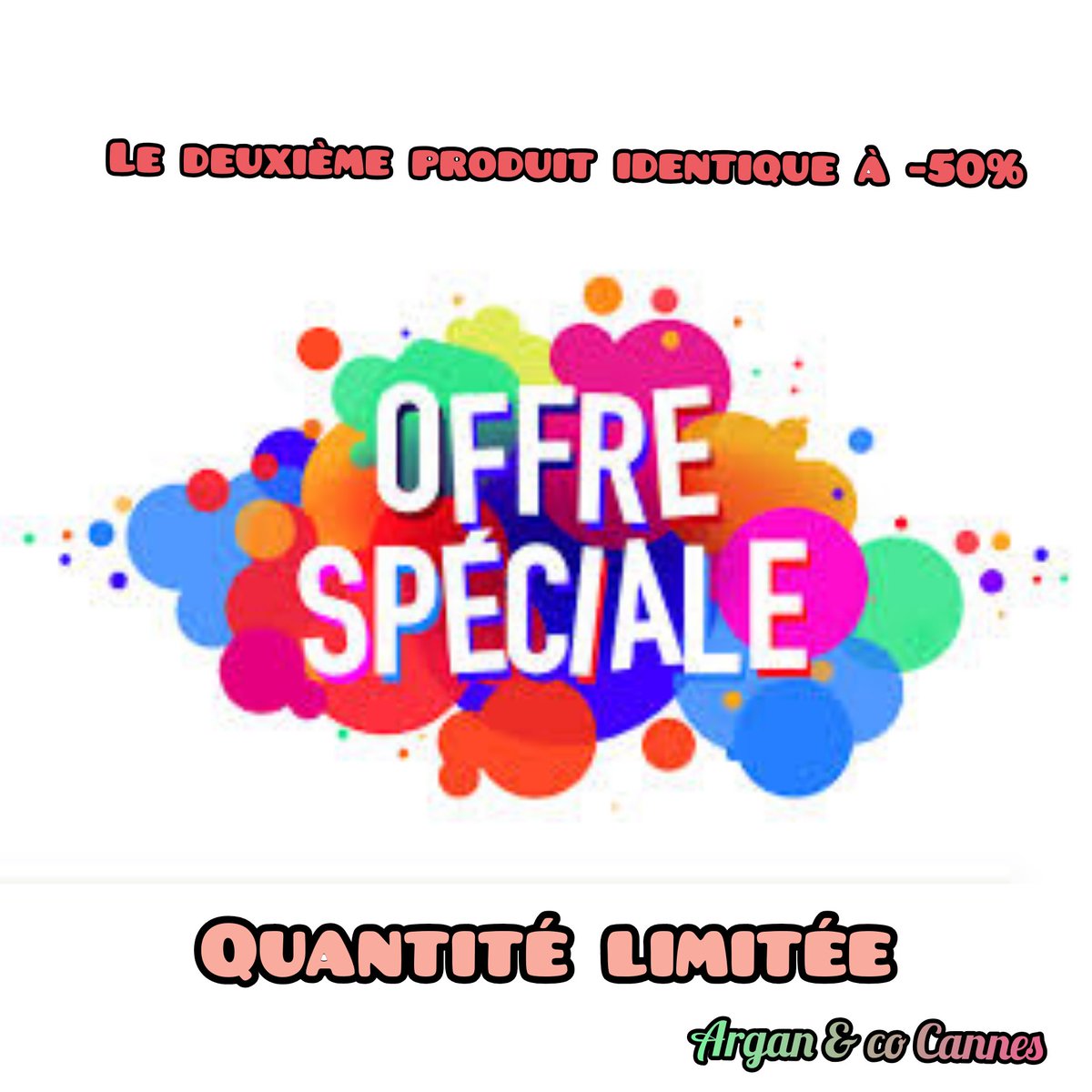 arganandco's tweet image. Offre spéciale !!
Le deuxième produit identique à -50%

#offrespecial #offre #arganoil #cosmetique #cosmetic #bio #detente #berbere #Cannes #gastronomie