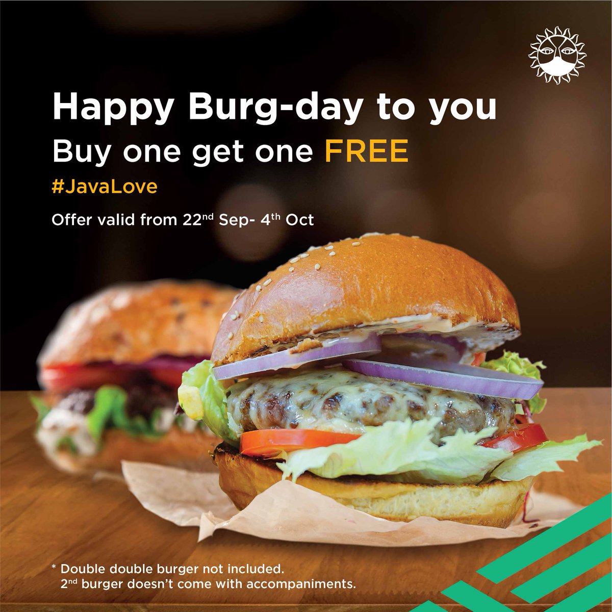 javahouseafrica's tweet image. The weekend is finally here! Get your friends & come enjoy the buy one get one FREE offer on burgers. Perfect plan for both lunch and dinner. Available across all Java branches, food apps and from our website: order.javahouseafrica.com ๐๐๐๐๐๐๐
#JavaLove #JavaBurgerMania