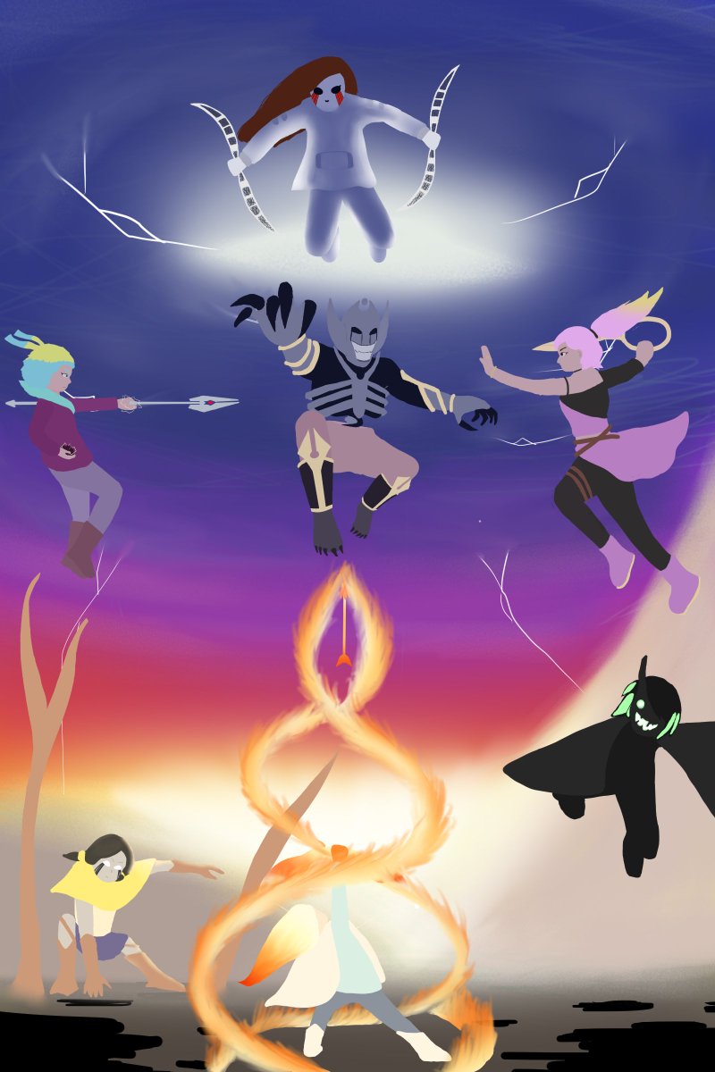 GhostofNight13's tweet photo. No morire
Simplemente, no morire
Ember se decía a si misma mientras disparaba una flecha que con óleo estallo en llamas.
#PermaDrawBossBattle https://t.co/5RPCcd7oj5