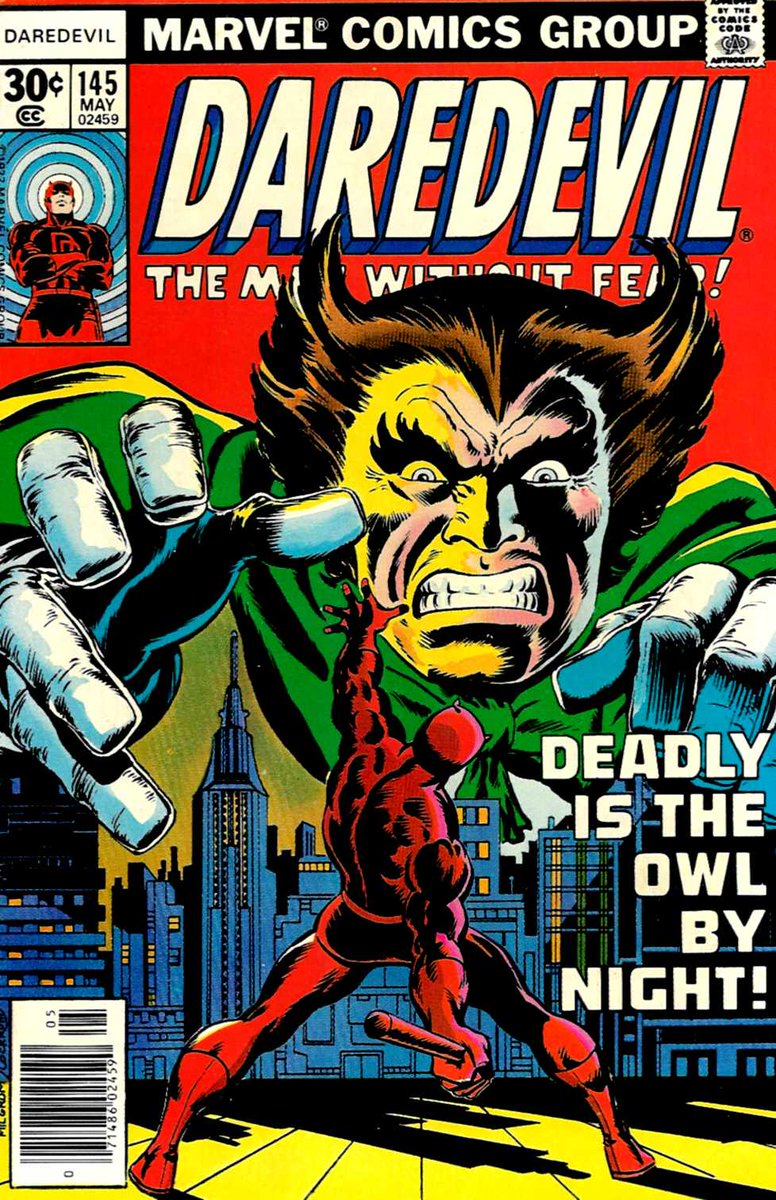 (via wikipedia)With issue #144, Jim Shooter became the writer and was joined by a series of short-term pencilers, including Gil Kane, who had been penciling most of Daredevil's covers since #80 but had never before worked on the comic's interior.