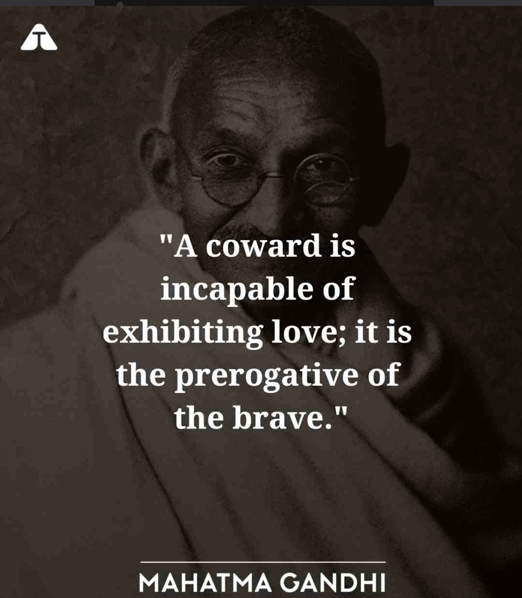 May we find the strength to love and not lose us to hate .. #GandhiJayanti 🙏 https://t.co/7zcgNkIhUu