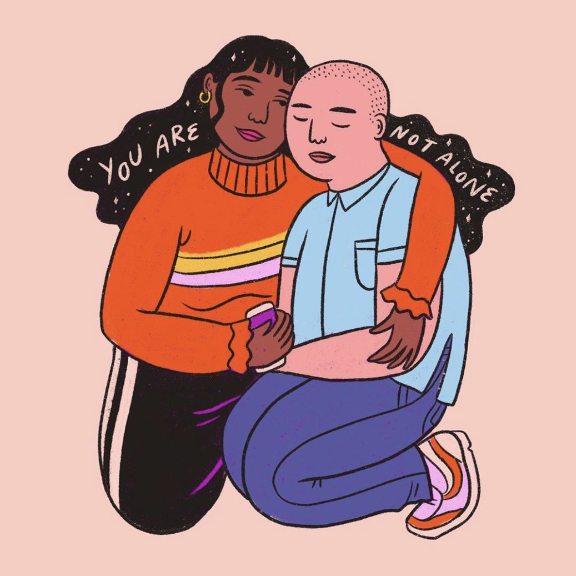 You are not alone π§‘
We're here to support you 24/7 at 866.488.7386 or text and chat at: https://t.co/hxtScqt870 π²
π¨ art by @ashlukadraws π¨
#lgbtq #mentalhealth https://t.co/3LfYyhzLoE