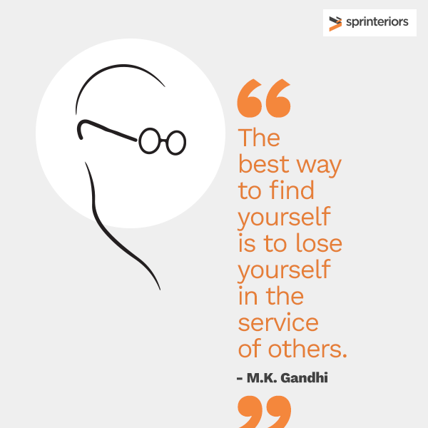sprinteriors's tweet photo. Take a cue from the father of our nation on his birthday and dream big! Start your own dream restaurant today.
Email: info@sprinteriors.com
#Contact us: +919867666722
#HappyGandhiJayanti #HappyGandhiJayanti2020
#Sprinteriors #InteriorDesign #restaurateurs #restaurant #design https://t.co/C3JshJhwQD