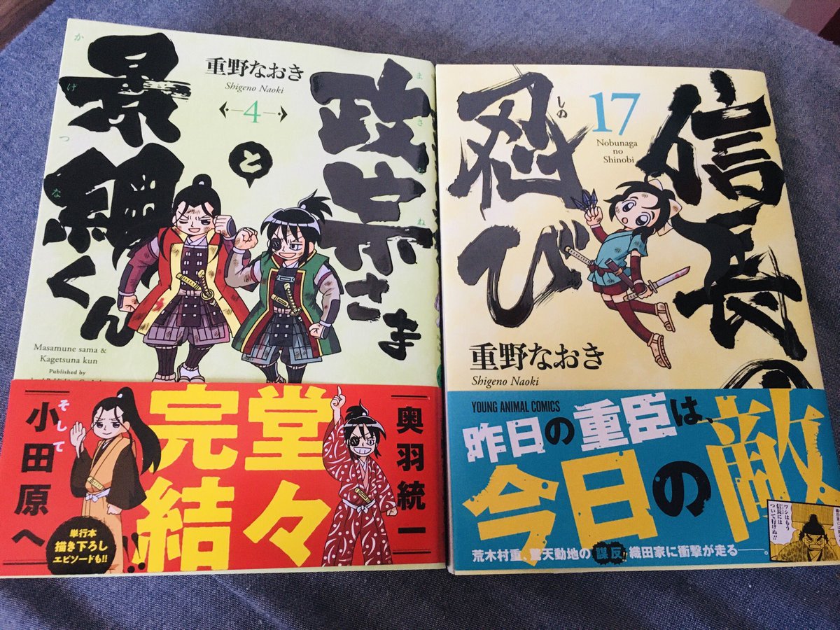 白泉社マンガ編集o野木 両方読んだーおもしろすぎ 信長の忍び 政宗さまと景綱くん 政宗さま は最終巻ですが 最終話前後の政宗の 戦い がめちゃめちゃ心に染みました 余韻 描き下ろし もたっぷりでありがとうございます お疲れ様でした