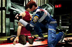 "Motivational Kiss" (RE2R) and/or "Last Kiss" (RE2 OG)little detail I LOVE: we can notice him adjusting his own weight so he can angle his head better and enjoy the kiss. It's ever so subtle, but it's there! gif here:  https://66.media.tumblr.com/c78adbde69fca361c382a688a3fb20fd/tumblr_pmajd2xDk51s6ub5do6_250.gif  #Aeon 